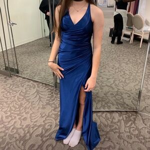 Navy prom dress